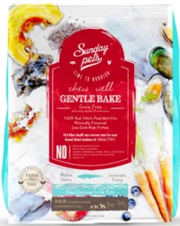 SUNDAY PETS GENTLE BAKE HOKI ADULT SMALL/MEDIUM BREED 1,3 KG