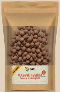 Dingo masové kuličky losos a arktický krill 12mm 150g
