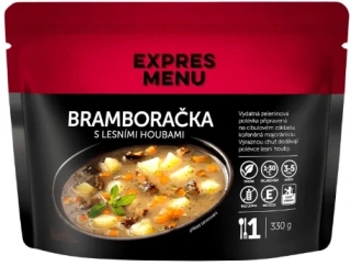 Expres Menu - polévka bramboračka s lesními houbami 330g (1 porce)