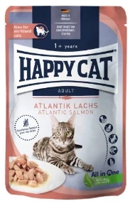 Happy Cat losos 85g kapsička