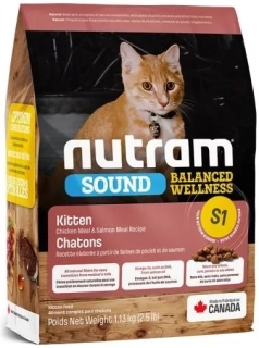 S1 Nutram Sound Kitten 5,4kg+myška+DOPRAVA ZDARMA!