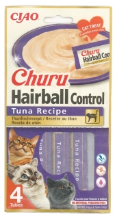 Churu Cat Hairball Tuna Recipe 12x4x14g - KARTON