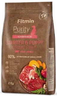 Fitmin dog Purity GF Puppy & Starter Beef 2 kg