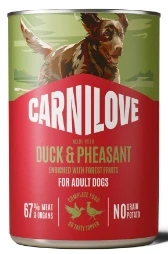 Carnilove Dog Can Paté Duck&Pheasant 6x400g KARTON