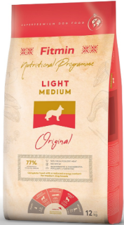 Fitmin dog medium light 2 x 12kg+DOPRAVA ZDARMA+1x masíčka Perrito!