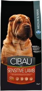 CIBAU Dog Adult Sensitive Lamb & Rice Med. 3x12KG+DOPRAVA ZDARMA+1x masíčka Perrito!