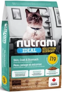 I19 Nutram Ideal Sensitive Cat 2x5,4kg+myška +DOPRAVA ZDARMA